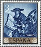 Spain 1962 Personajes 3 Ptas Azul Edifil 1425